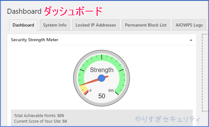 ダッシュボード