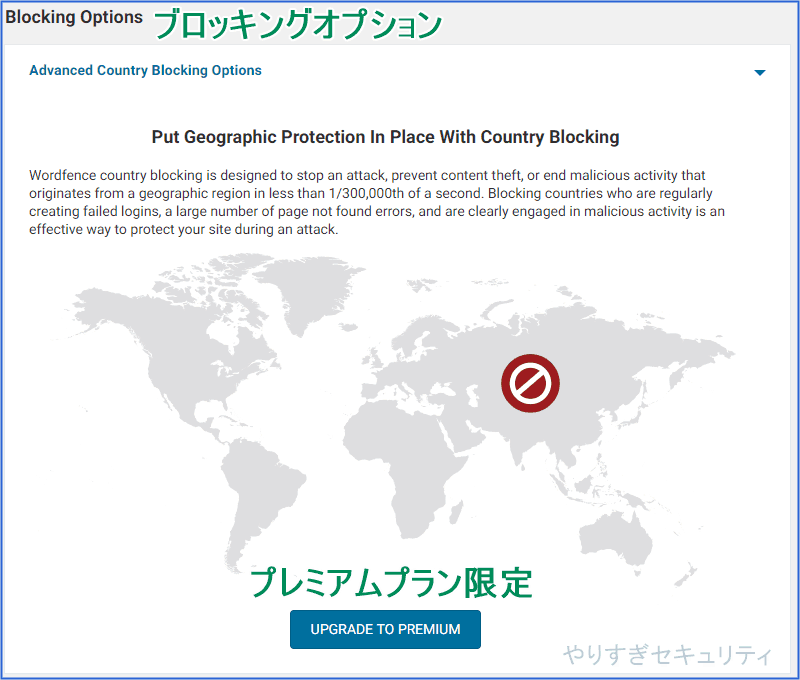 ブロッキングオプション